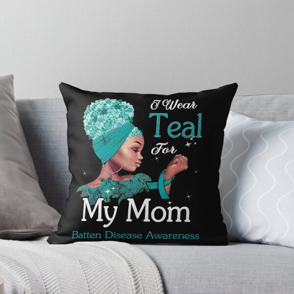 Item preview, Batten Disease Awareness Black Girl I Wear Teal For My Mom designed and sold by tenjun16.