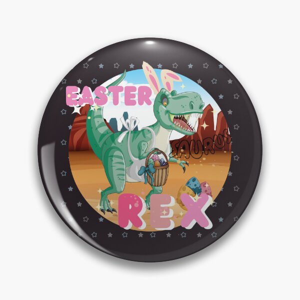 Item preview, Easter Saurus Rex!! -Happy Easter 2022!! - Cute Easter Bunny!! designed and sold by SoffyLee586.