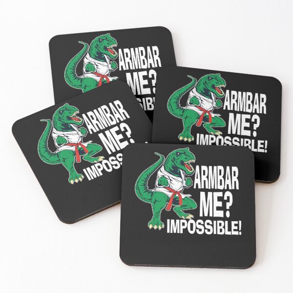 Item preview, Armbar Me Impossible T Rex Dinosaur Funny Jiujitsu BJJ designed and sold by NaomiTankersly.