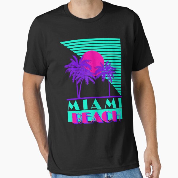 Item preview, Miami Beach 80s Retro Logo designed and sold by Kolsab.
