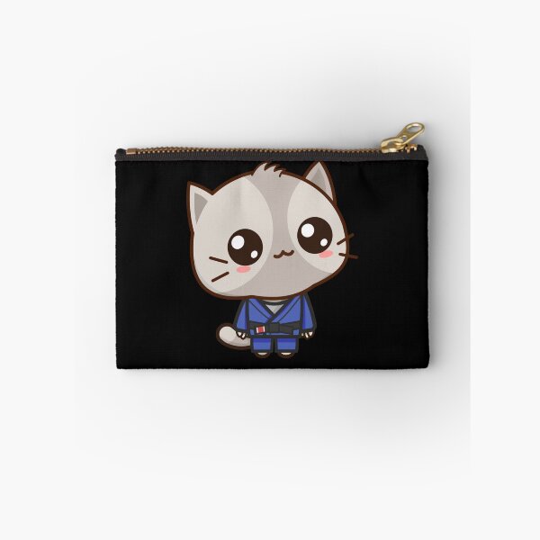 Item preview, Brazilian Jiu Jitsu Black Belt Combat Sport Cute Kawaii Cat designed and sold by NaomiTankersly.