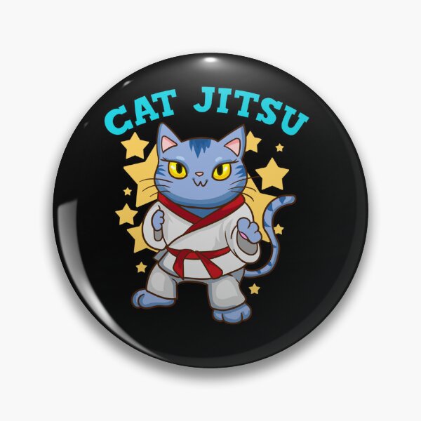 Item preview, Cat Jutsu MMA Mixed Martial Arts Karate Taekwondo Judo designed and sold by NaomiTankersly.