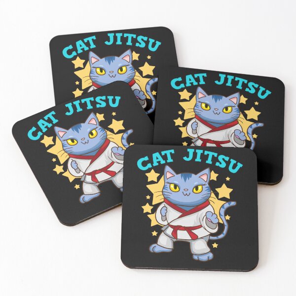 Item preview, Cat Jutsu MMA Mixed Martial Arts Karate Taekwondo Judo designed and sold by NaomiTankersly.