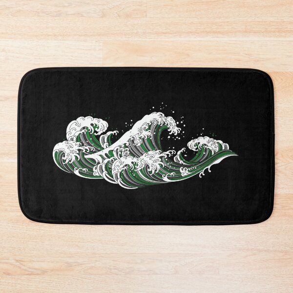 Item preview, Long Japanese Waves Demi Romantic. Demiromantic Pride designed and sold by Subtle Pride Shop.