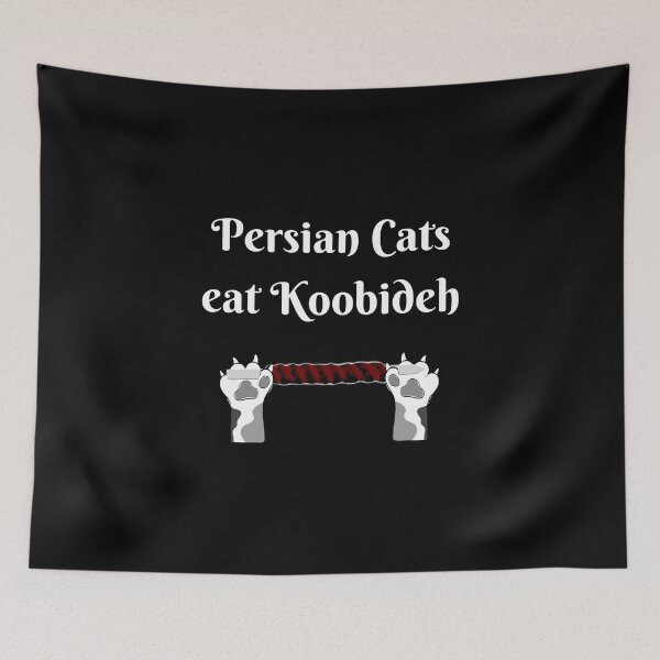Item preview, Persian Cats eat Koobideh - Persian art designed and sold by Persian Pride Official.