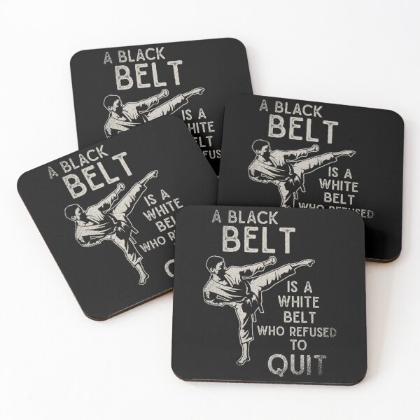 Item preview, A Black Belt Is A White Belt Who Refused To Quit Karate designed and sold by NaomiTankersly.
