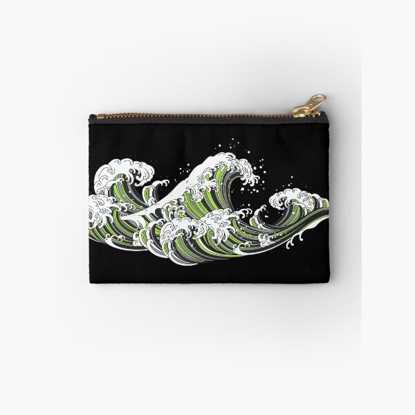 Item preview, Long Japanese Waves. Agender Pride designed and sold by Subtle Pride Shop.