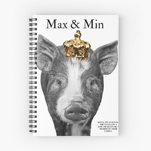 Item preview, Max and Min ~ Royal Pig designed and sold by BigCreation.
