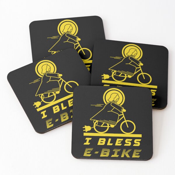 Item preview, Bless E-Bike Jesus Christ E-Bike Ebike Bike Cycling designed and sold by NaomiTankersly.