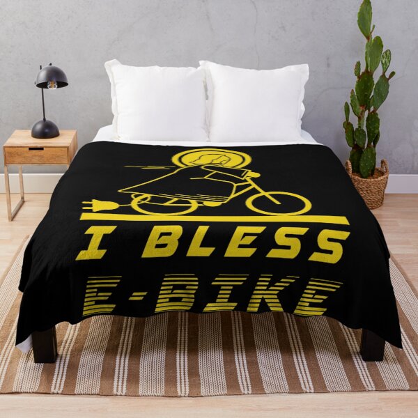 Item preview, Bless E-Bike Jesus Christ E-Bike Ebike Bike Cycling designed and sold by NaomiTankersly.