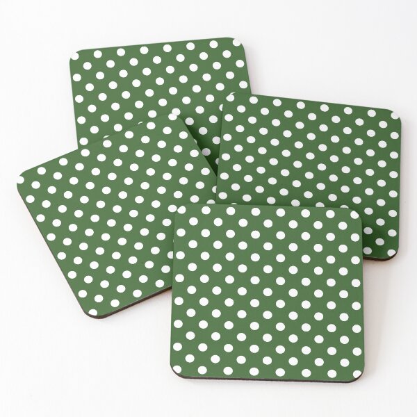 Item preview, Green and White Polka Dot Pattern designed and sold by silviaol.