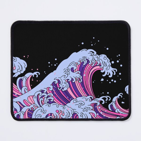 Item preview, Long Japanese Waves Omni Sexual. Omnisexual Pride designed and sold by Subtle Pride Shop.