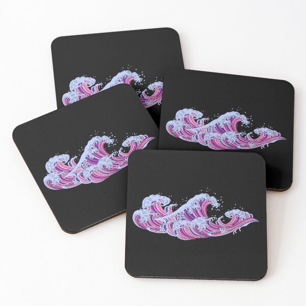 Item preview, Long Japanese Waves Omni Sexual. Omnisexual Pride designed and sold by Subtle Pride Shop.
