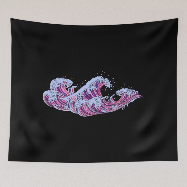 Item preview, Long Japanese Waves Omni Sexual. Omnisexual Pride designed and sold by Subtle Pride Shop.