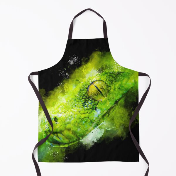 Item preview, Green Tree Python Watercolor designed and sold by KemeDesign.