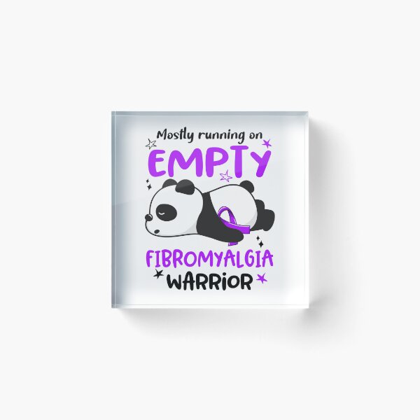 Item preview, Fibromyalgia Awareness - Mostly Running On Empty Fibromyalgia Warrior designed and sold by Hilten.