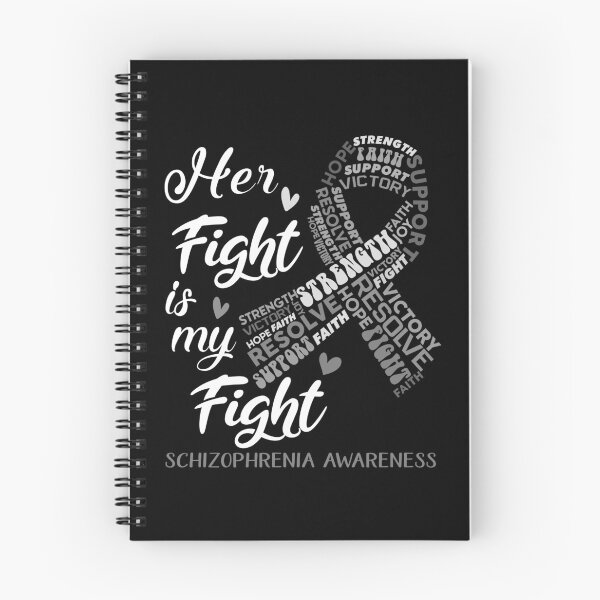 Item preview, Schizophrenia Warrior, Her Fight is my Fight Schizophrenia Awareness designed and sold by Greggwillard.