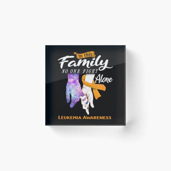 Item preview, In This Family No One Fights Alone LEUKEMIA Awareness designed and sold by Mnrshirley.