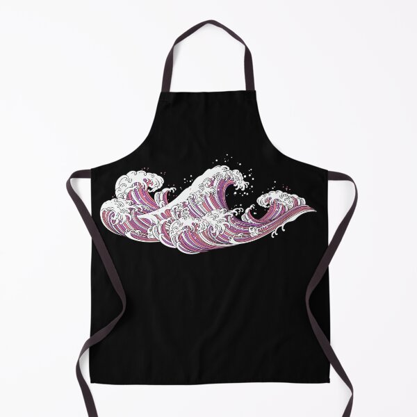Item preview, Long Japanese Waves. Sapphic Pride designed and sold by Subtle Pride Shop.