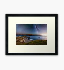 Durdle Door at Night Framed Print