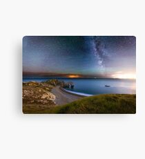 Durdle Door at Night Canvas Print