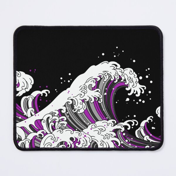 Item preview, Long Japanese Waves Demi Sexual. Demisexual Pride designed and sold by Subtle Pride Shop.