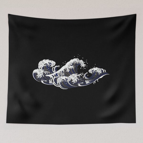 Item preview, Long Japanese Waves Gender Void. Gendervoid Pride designed and sold by Subtle Pride Shop.