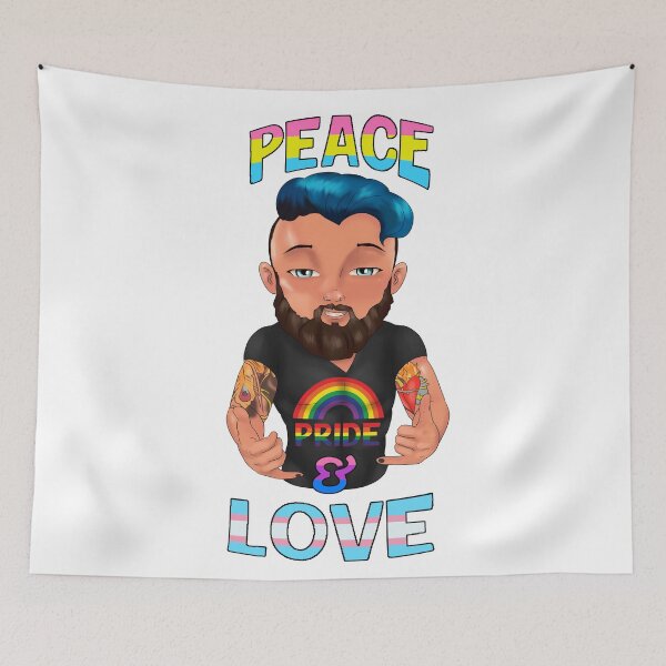 Item preview, Peace and Love designed and sold by Billy Rubino.