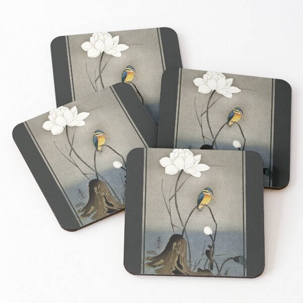 Item preview, Kingfisher with Lotus Flower by Ohara Koson designed and sold by DragonXX.