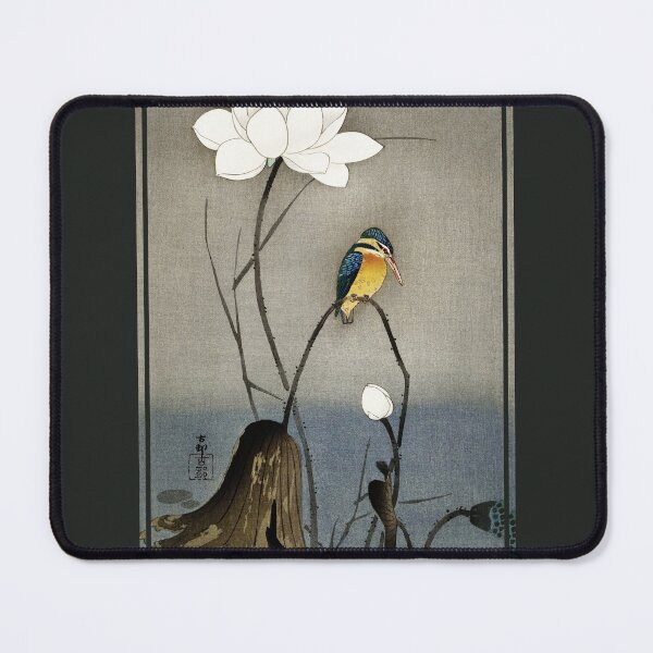 Item preview, Kingfisher with Lotus Flower by Ohara Koson designed and sold by DragonXX.