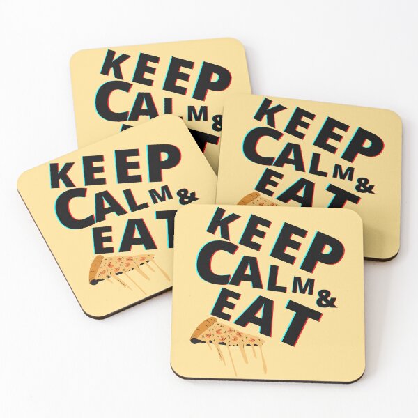 Item preview, Keep Calm And Eat Pizza - Pizza Lovers designed and sold by SheetalMourya.