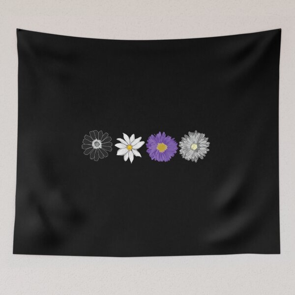 Item preview, Boho Pastel Flowers Demi Sexual. Demisexual Pride designed and sold by Subtle Pride Shop.