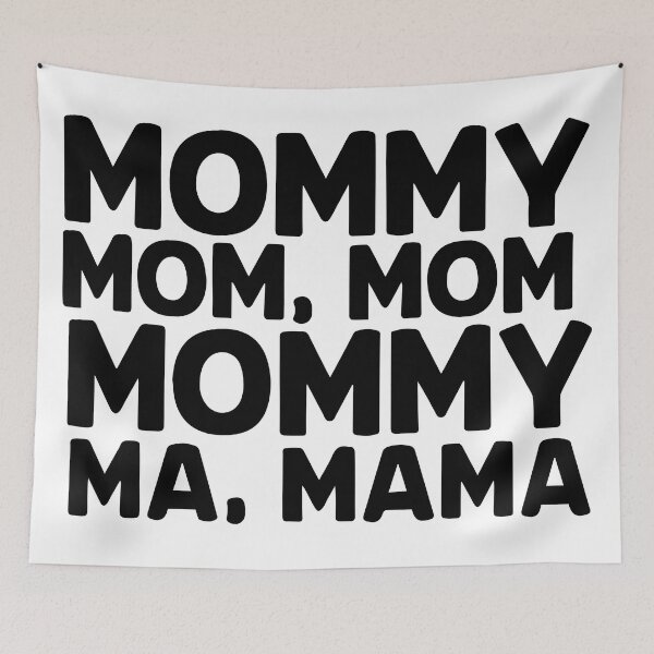 Item preview, Mommy, Mom, Ma, Mama designed and sold by Ashley Polkabla.