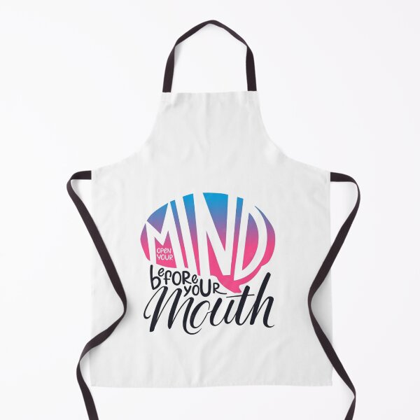 Aperçu de l'œuvre Growthagency - open your minde before your mouth t-shirt - t-shirt quote  créée et vendue par growthagency.