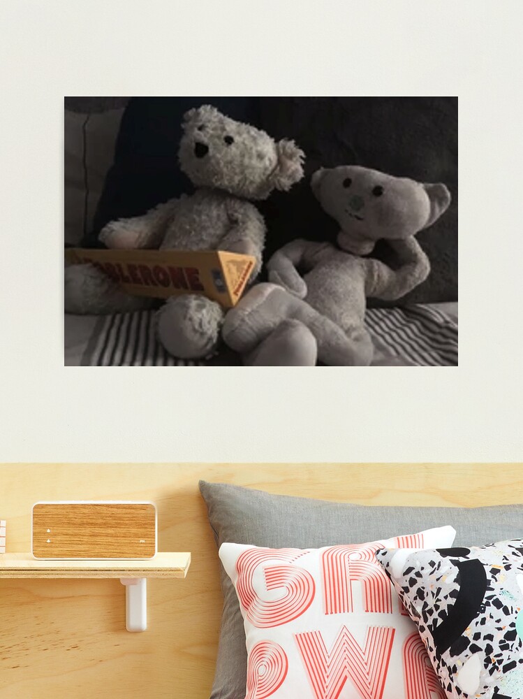 Bear Alpha Bear and Whitey | Metal Print