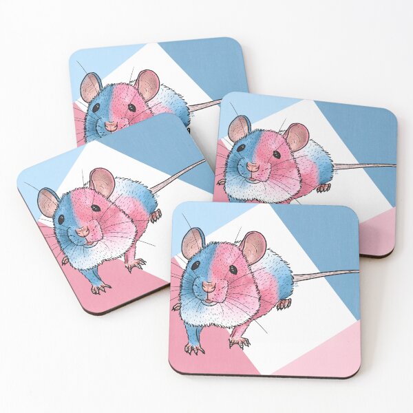 Item preview, Transgender Mouse Trans Pride rodent designed and sold by kylepeterart.