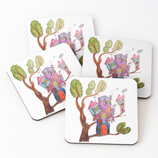 Item preview, Whimsical stacked house designed and sold by CanDo20.