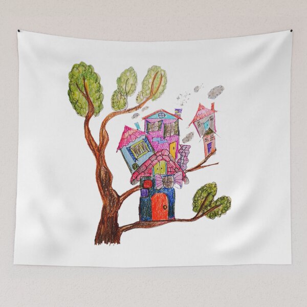 Item preview, Whimsical stacked house designed and sold by CanDo20.