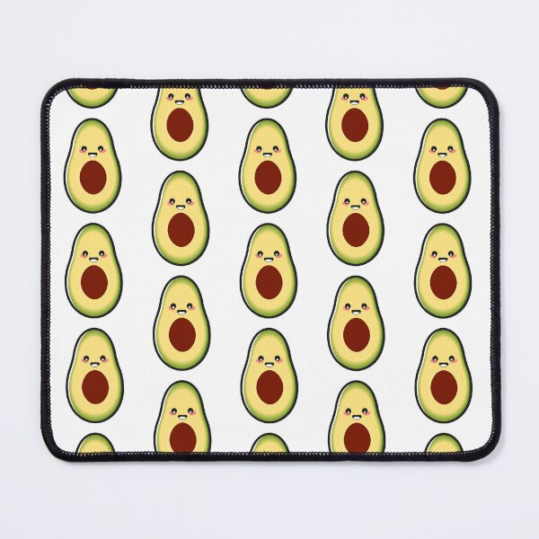 Item preview, Smiling Avocado, Cute Fruit designed and sold by KawaiSticker.