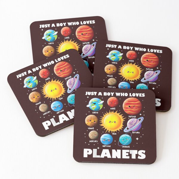 Item preview, Just A Boy Who Loves Planets Solar System Space Science T-Shirt designed and sold by divitovttupp.