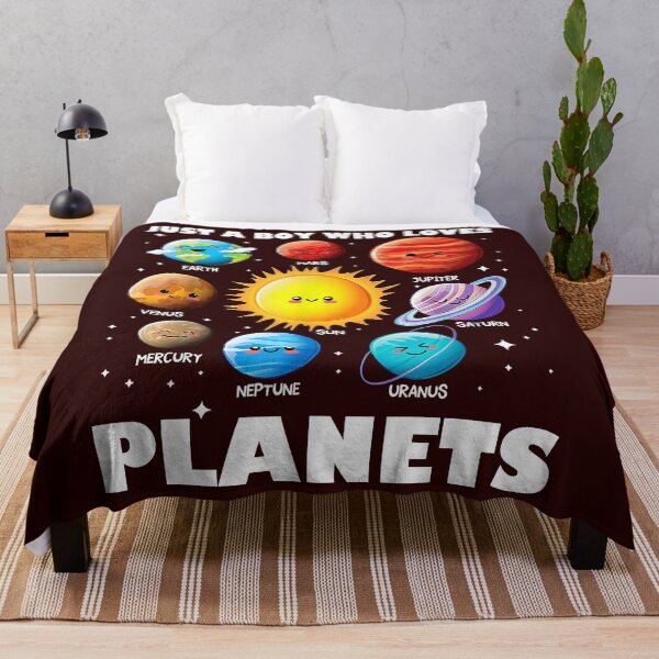 Item preview, Just A Boy Who Loves Planets Solar System Space Science T-Shirt designed and sold by divitovttupp.