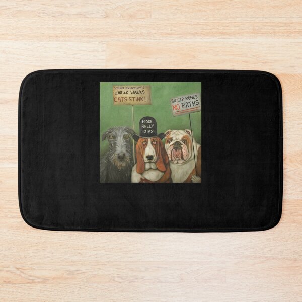 Item preview, Dogs On Strike A-Line Dress designed and sold by JayHagenes.