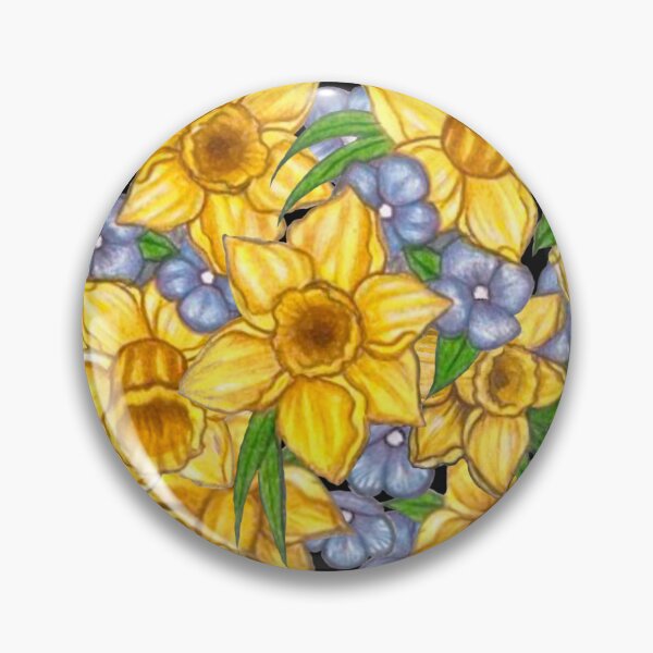 Item preview, Daffidols yellow flowers designed and sold by Loly artist.