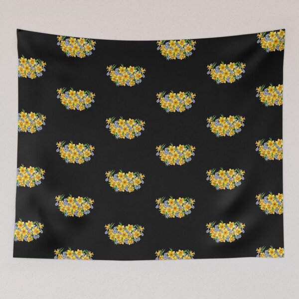 Item preview, Daffidols yellow flowers designed and sold by Loly artist.