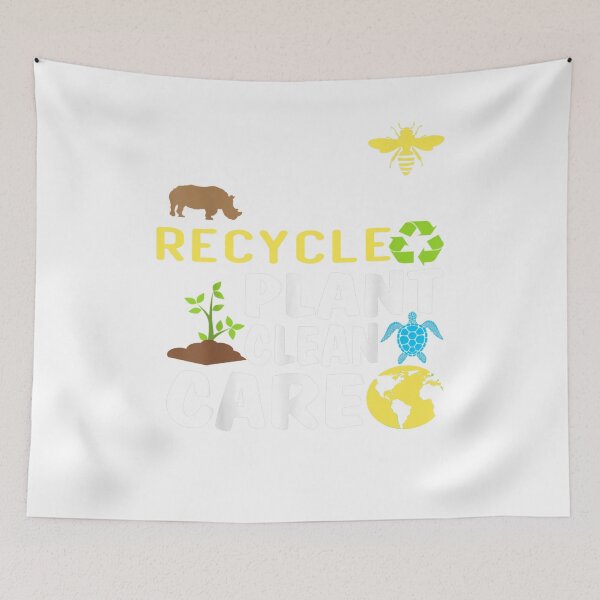 Item preview, Save Bees Rescue Animals Recycle Plastic Earth Day Planet designed and sold by designreb.