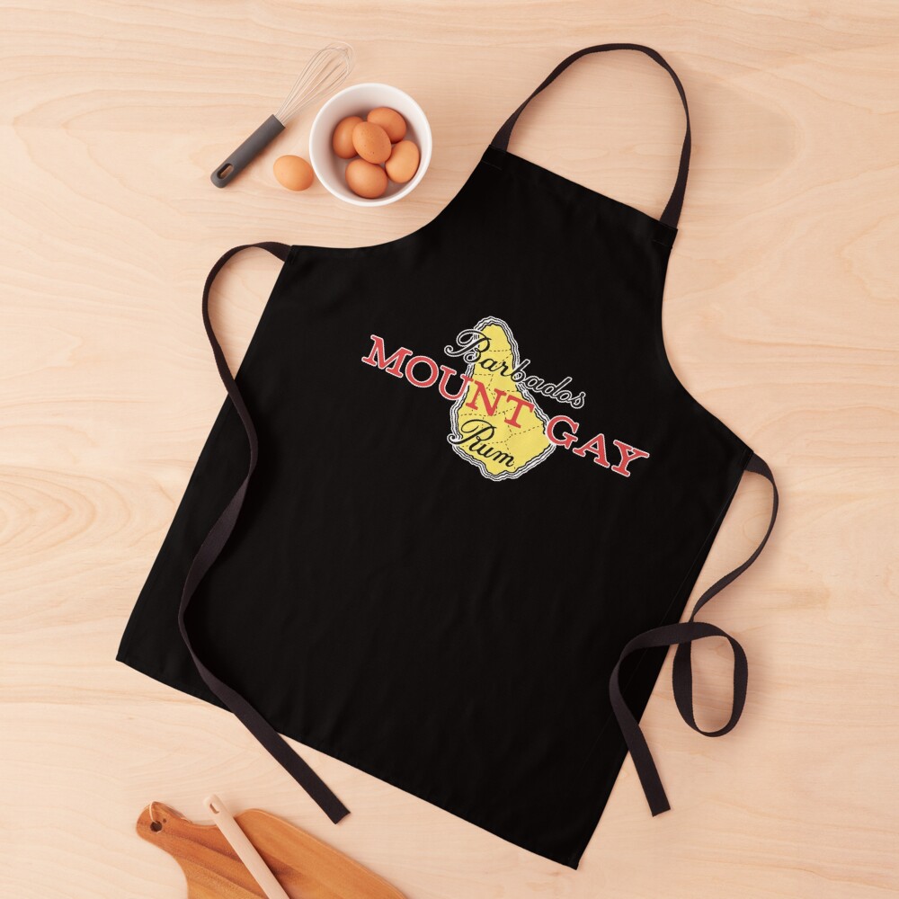 MOUNT GAY Apron for Sale by NEW-splamarket