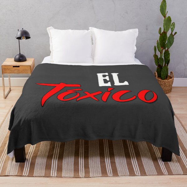 Item preview, El Toxico White Red Typography Spanish Saying designed and sold by PandoraRowena.