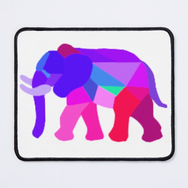 Item preview, Geometric Elephant Pastels designed and sold by doodle-mittens.