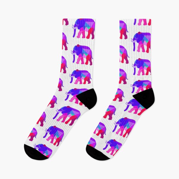 Item preview, Geometric Elephant Pastels designed and sold by doodle-mittens.