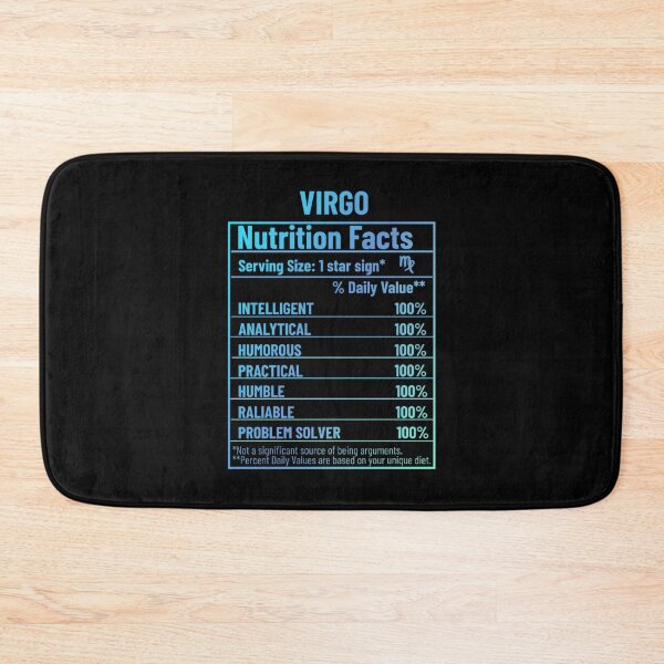 Item preview,  Virgo Nutrition Facts designed and sold by SimplyCosmic11.